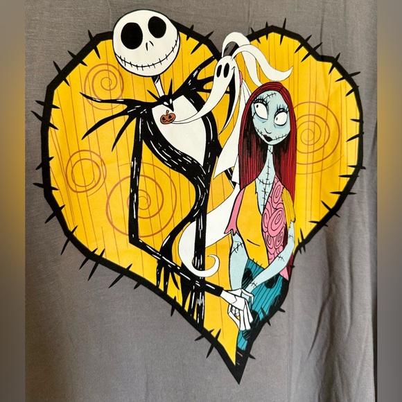 Disney The Nightmare Before Christmas Torrid Pajama Shirt Jack Sally Zero 1X - Picture 3 of 5